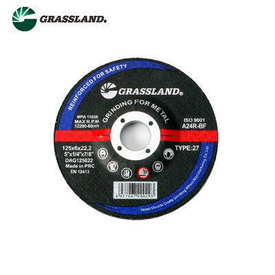 Abrasive Grinding Wheel 125 X 6 X 22.2mm High Speed Grinding Disc with Self Sharpening Grain for Long Lasting Metal Cutting Performance