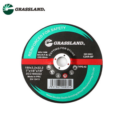 Δίσκοι κόψιμης πέτρας από ρητίνη 180mm Διαμέτρου 3,2mm Δυνατότητα 22,2mm Μέγεθος τρύπας συμβατό με ταχεία γωνιακά λιπαντικά