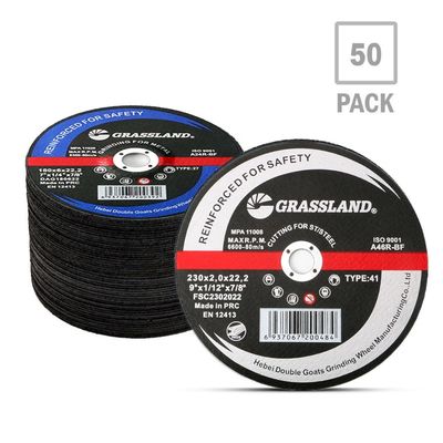 Κομμένη αργίλιο ρόδα μετάλλων 230x2x22.2 για την κοπή ανοξείδωτου
