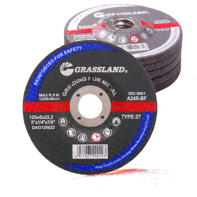 125x6.4x22mm En12413 συνδεμένος ρητίνη άλεσης χάλυβας άνθρακα τροχών γυαλίζοντας