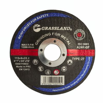 Δίσκοι αλέσεως μετάλλων GRASSLAND 115 mm X 6 mm X 22.2 mm για ακριβή κοπή χωρίς δονήσεις