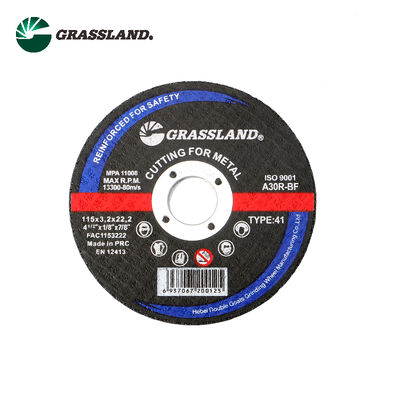 GRASSLAND 4.5" Δίσκοι κοπής μετάλλου 115 mm X 3,0 mm X 22,2 mm για την απαλλαγμένη από μολύνσεις κοπή από ανοξείδωτο χάλυβα