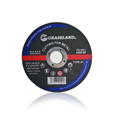 Δίσκοι λείανσης μετάλλων GRASSLAND 125mm X 1mm X 22.2mm για ακριβή κοπή χωρίς κραδασμούς