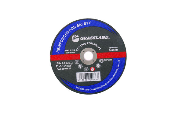Ευθεία 7 ίντσα 180X1.6mm επίπεδοι δίσκοι μύλων κεντρικής λεπτοί γωνίας