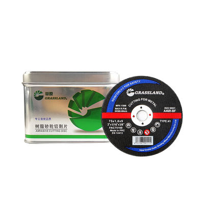Λιβάδι 3 ίντσα 75x1.6x10mm αλέθοντας δίσκος ανοξείδωτου