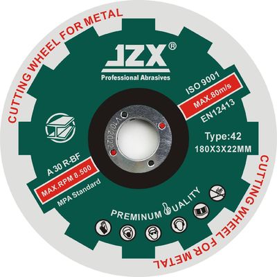 Κομμένος λειαντικό δίσκος κορούνδιου Jzx T27-7x1/8x7/8 αλέθοντας