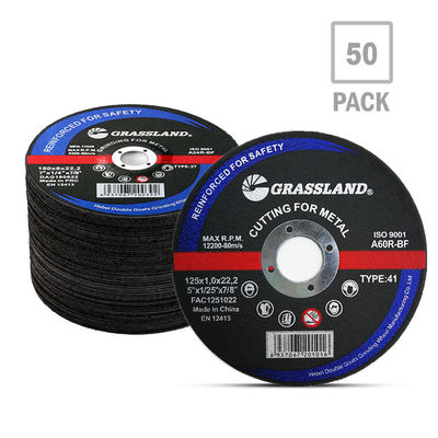 Κόψτε 46# τέμνοντες δίσκους 125mm μετάλλων τριξιμάτων τους λειαντικούς