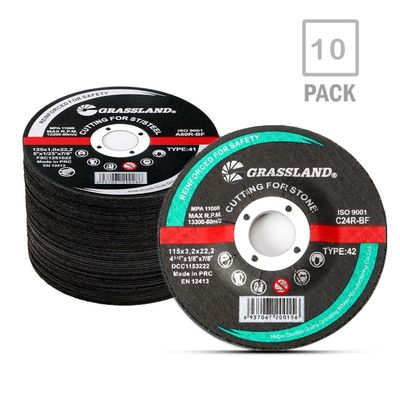 4.5 " Δίσκοι κοπής πέτρας με πολυεπίπεδο πλέγμα από ίνες γυαλιού και ρητίνη για υψηλή απόδοση κοπής