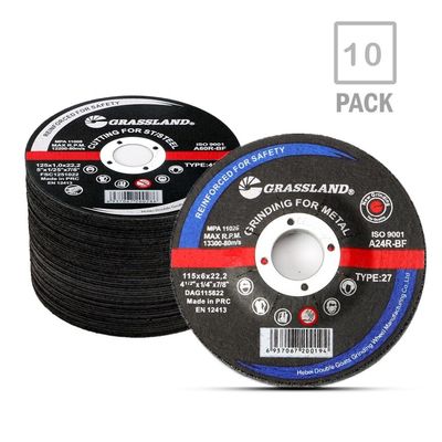 EN 12413 115mm μύλων γωνίας αλέθοντας δίσκοι μετάλλων Inox