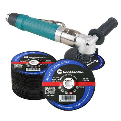 T27 μύλος γωνίας 180x6mm αλέθοντας δίσκοι μετάλλων πάχους