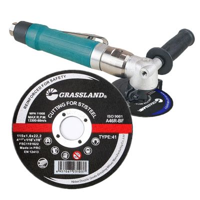 GRASSLAND 4.5 "Σκάβοι κοπής από ανοξείδιο 115 X 1.6 για την απαλλαγμένη από μόλυνση κοπή από ανοξείδωτο χάλυβα