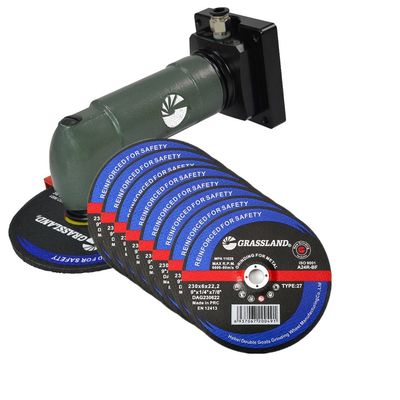 9 δίσκοι 230mm X 6 X 22.2mm μύλων γωνίας ίντσας 3 δίκτυα T27