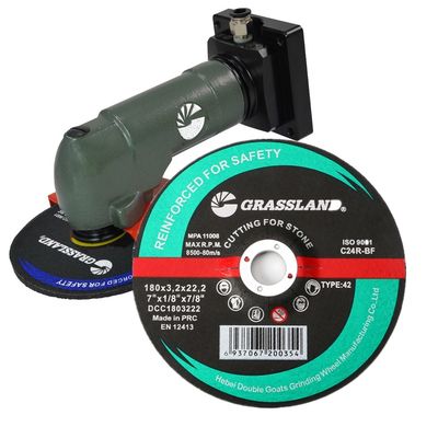 Δίσκοι κόψιμης πέτρας από ρητίνη 180mm Διαμέτρου 3,2mm Δυνατότητα 22,2mm Μέγεθος τρύπας συμβατό με ταχεία γωνιακά λιπαντικά