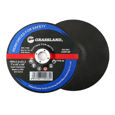 7 ίντσα 180x3.0x22.2mm κομμένη λειαντικό ρόδα 80m/S για το μέταλλο