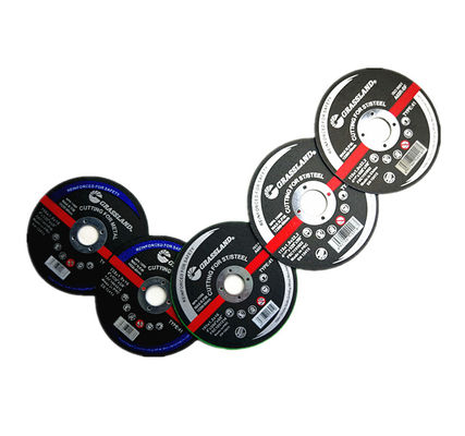 ΓΡΑΣΣΛΑΝΤ 4 ίντσες ατσάλινα δίσκοι άλεσης με μονοκρυσταλλικό λιωμένο αλουμίνιο 100mm X 3.2mm X 16mm