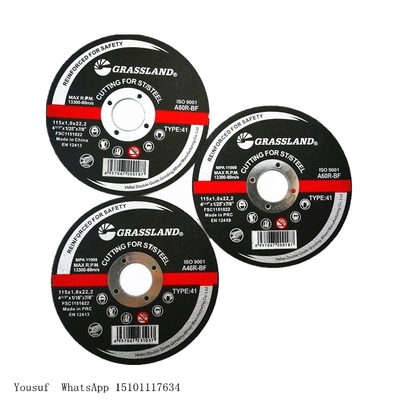 4.5» 115x1x22.2mm δίσκοι 4 1/2 μύλων γωνίας για το μέταλλο